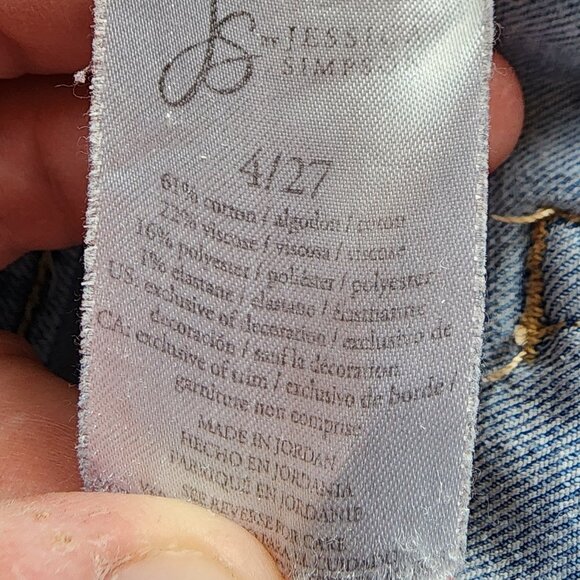 Jessica Simpson Light Wash Ankle Skinny Jeans Size 4/27 - Picture 9 of 15